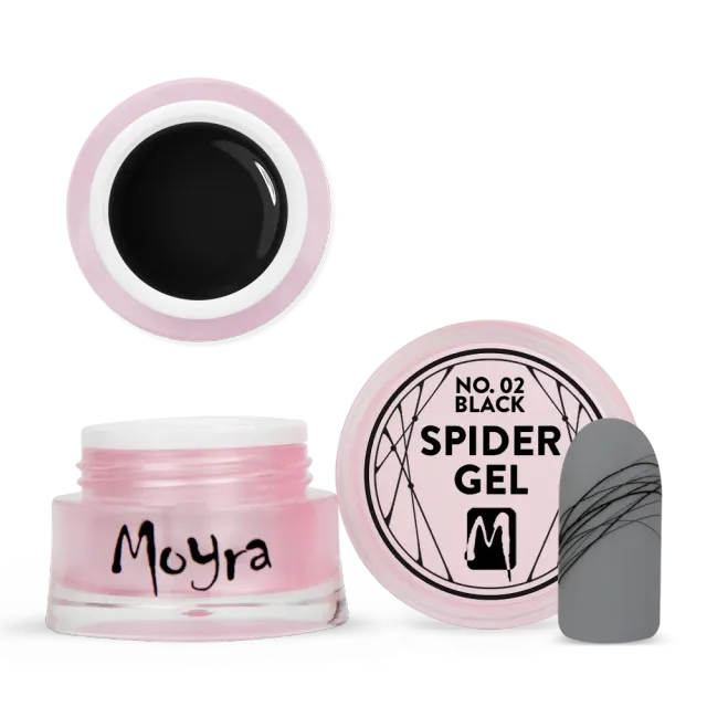 Moyra Spider No. 02 linergel sort 5 g tynd