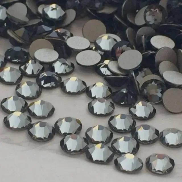 Beautystones Black Diamond neglekrystaller flad ryg