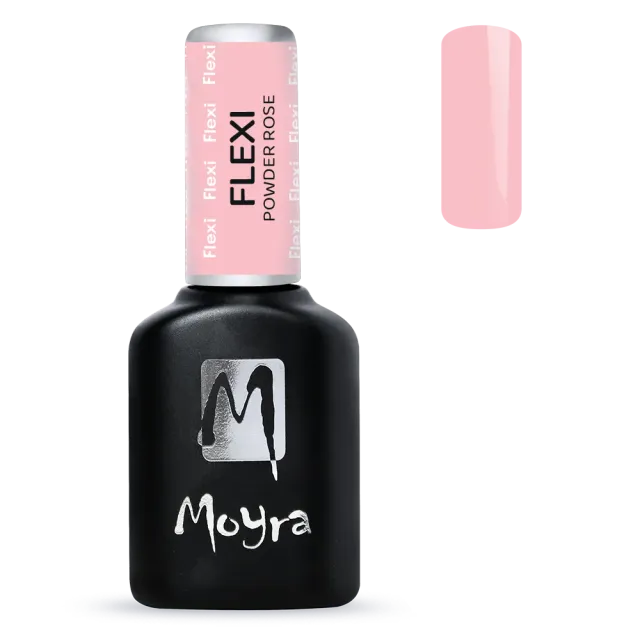 Moyra Flexi Powder Rose gellak base 10 ml HEMA-fri