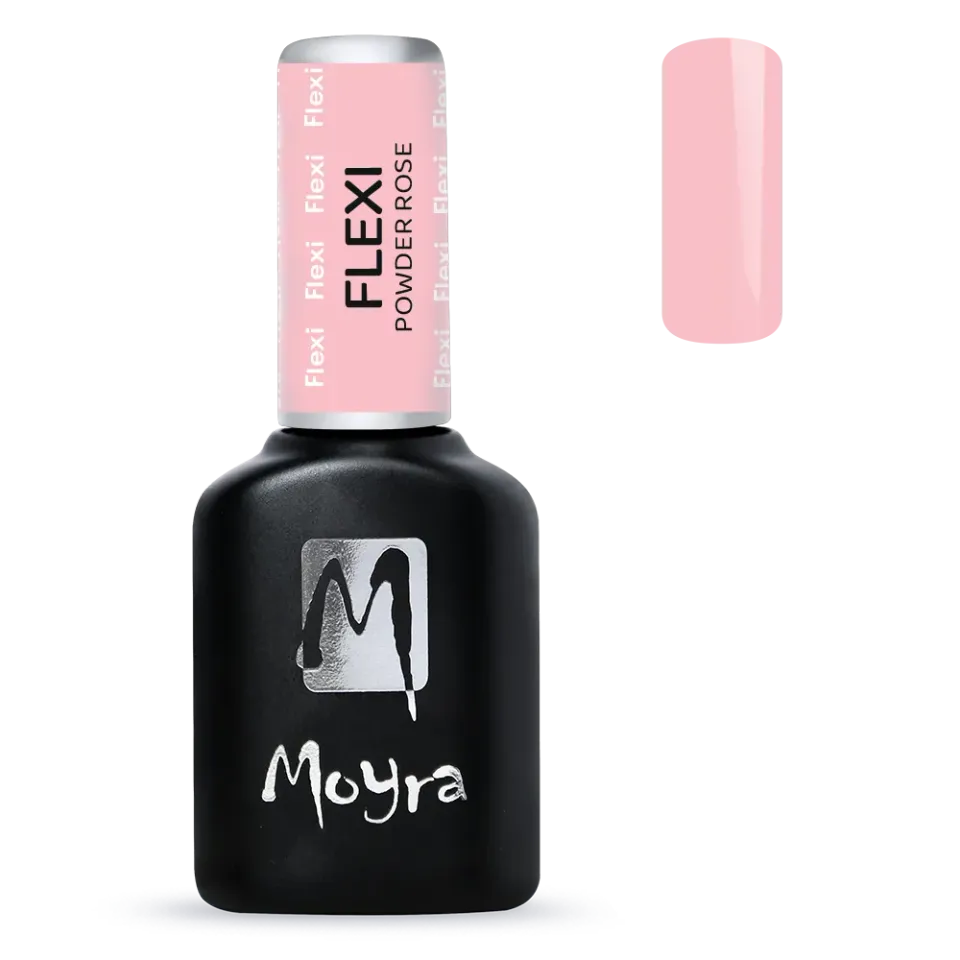 Moyra Flexi Powder Rose gellak base 10 ml HEMA-fri