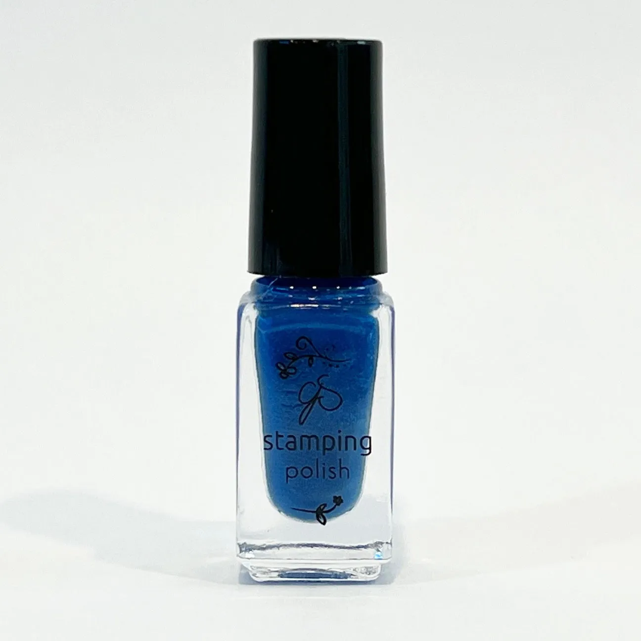 Clear Jelly Stamper 128 Royal Dazzle stamping lak 5 ml blå shimmer