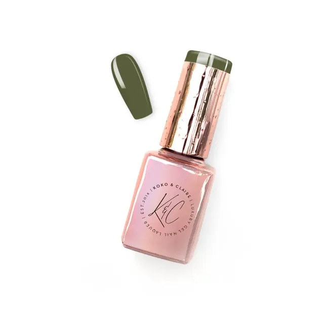 Clear Jelly Stamper KoKo Claire 0512 Wild Khaki gellak grøn 12ml