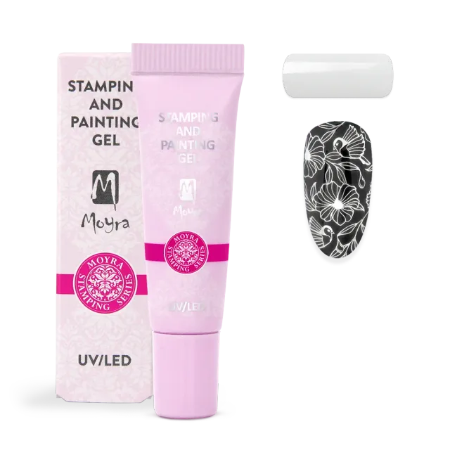 Moyra Stamping No.01 White gel 7 g hvid dækkende