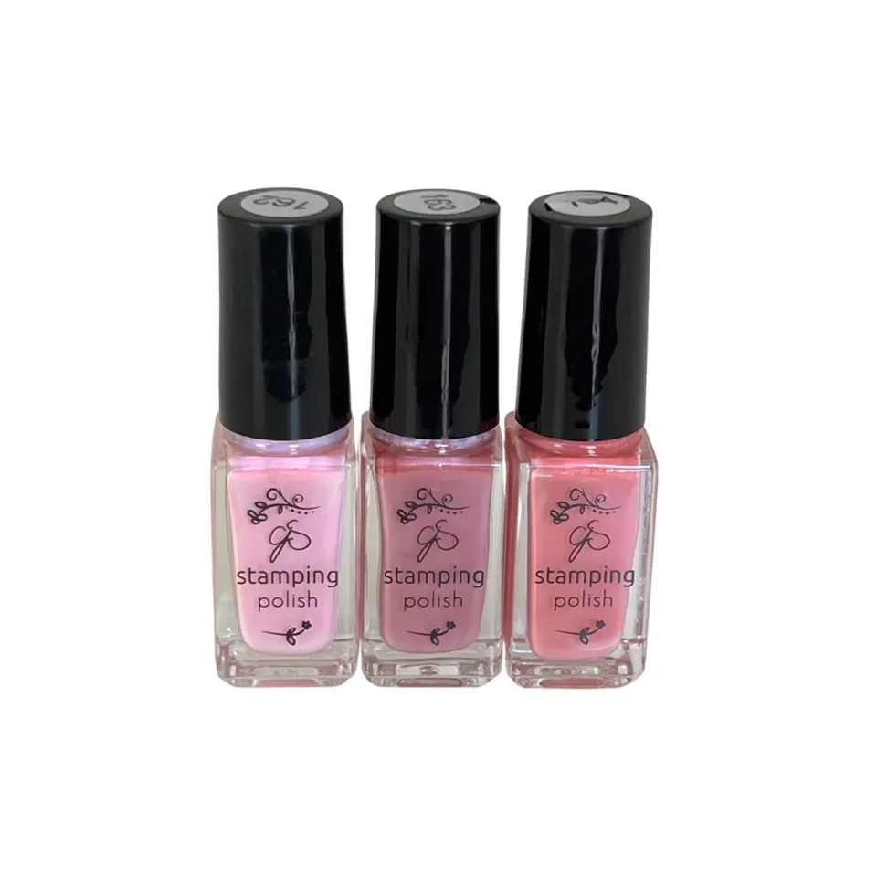 Clear Jelly Stamper Don't Be Cheeky stampinglak 3-pak rosa