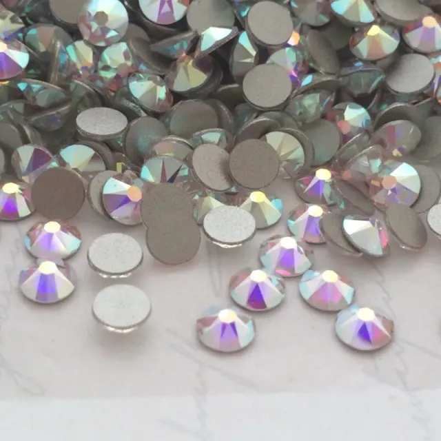 Beautystones Crystal AB neglekrystaller flat back regnbue