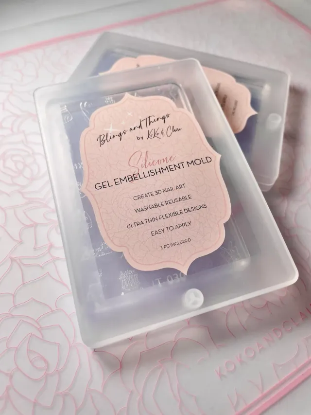 Clear Jelly Stamper KoKo Claire 3D gelform holiday snefnug