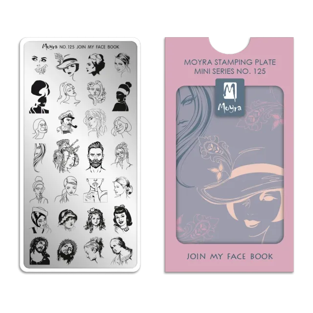 Moyra Mini stampingplade 125 Join My Face Book