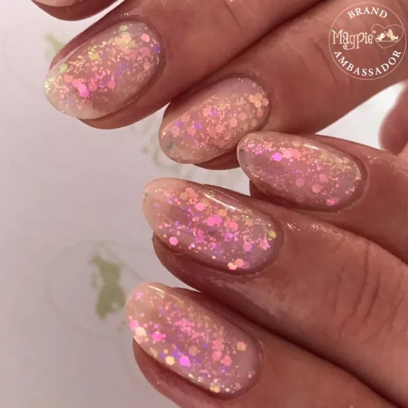 Indigo Nails Beautystones Love neglitter