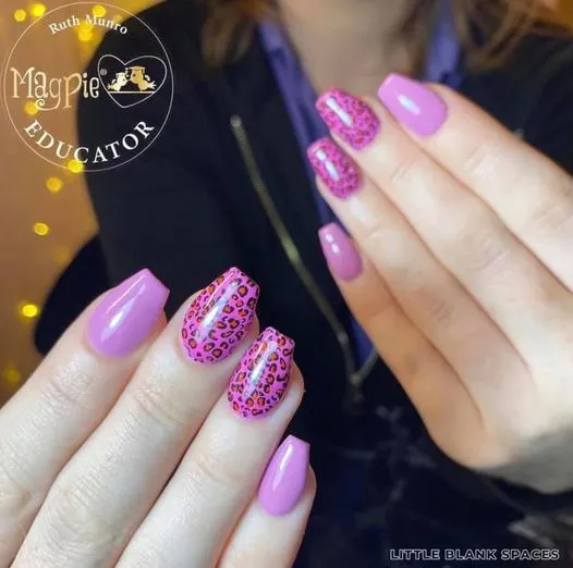Indigo Nails Beautystones Melvin neglefolie effektmønster