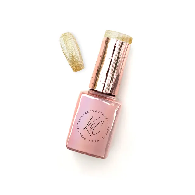 Clear Jelly Stamper KoKo Claire 0222 Remember Paris gellak guld