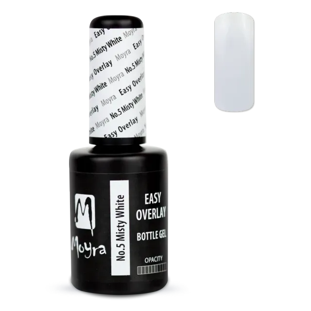 Moyra Easy Overlay No.5 Misty White builder gel 10 ml hemafri