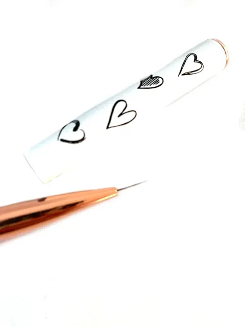 Clear Jelly Stamper Koko Detail Brush neglepensel dobbelt