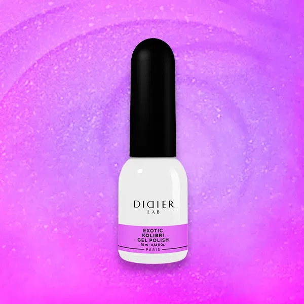 Didier Lab Exotic Kolibri gellak lilla shimmer