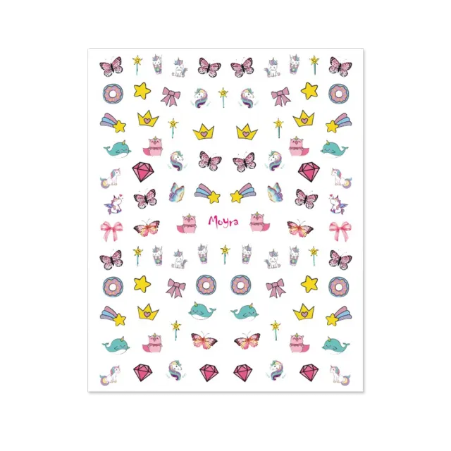 Moyra Kids Nail Sticker No. 01 negleklistermærker 2 ark