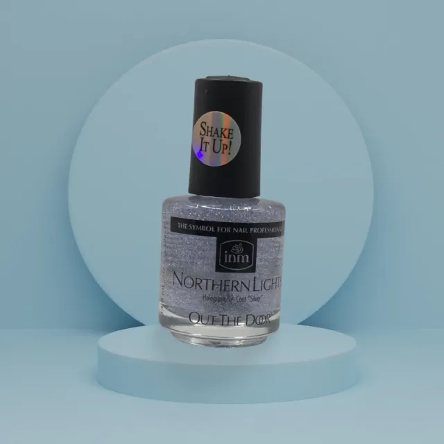 Nail Supply Effect Sølv Glimmer top coat 10ml