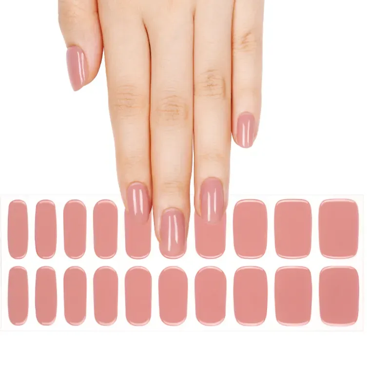 Clear Jelly Stamper Gel-ly Wraps 392 negle wraps blush pink