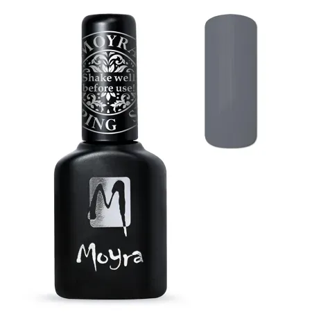 Moyra Foil Polish FP04 Grey stampinglak 10 ml til folie