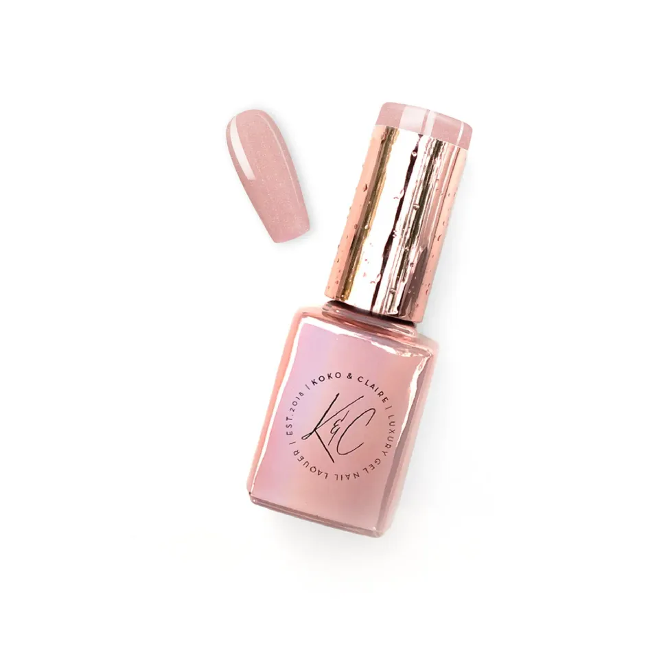 KoKo & Claire 0356 Cotton Candy Sunset gellak pink 12ml shimmer