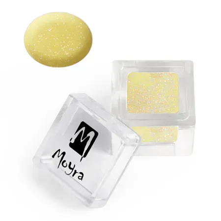 Moyra Colour Acrylics 113 Glitter Yellow akrylpulver 3,5 g