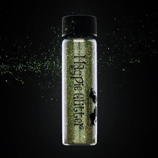 Indigo Nails Sage glitter til negle – støvet glans