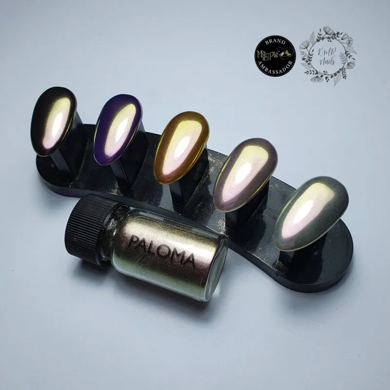 Indigo Nails Beautystones Paloma cat eye pulver magnetisk