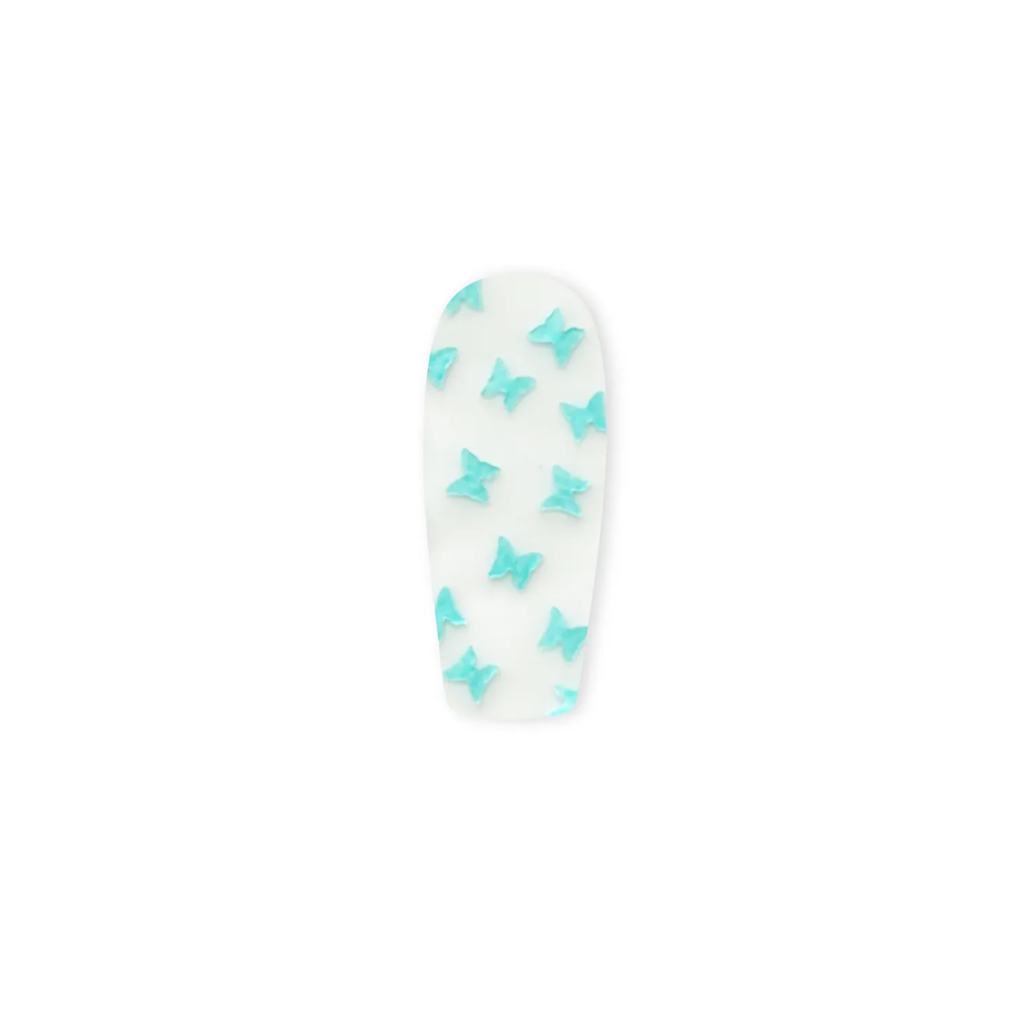 KoKo & Claire Flutter Mint Green mat topcoat sommerfugle 3-pak