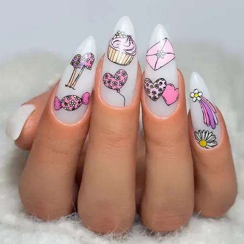 Bohemia Groovy Daisy BS-05 stamping plade 12x6 cm retro
