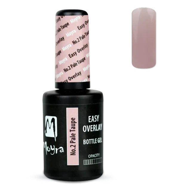 Moyra Easy Overlay bottle gel No.2 Pale Taupe 10 ml