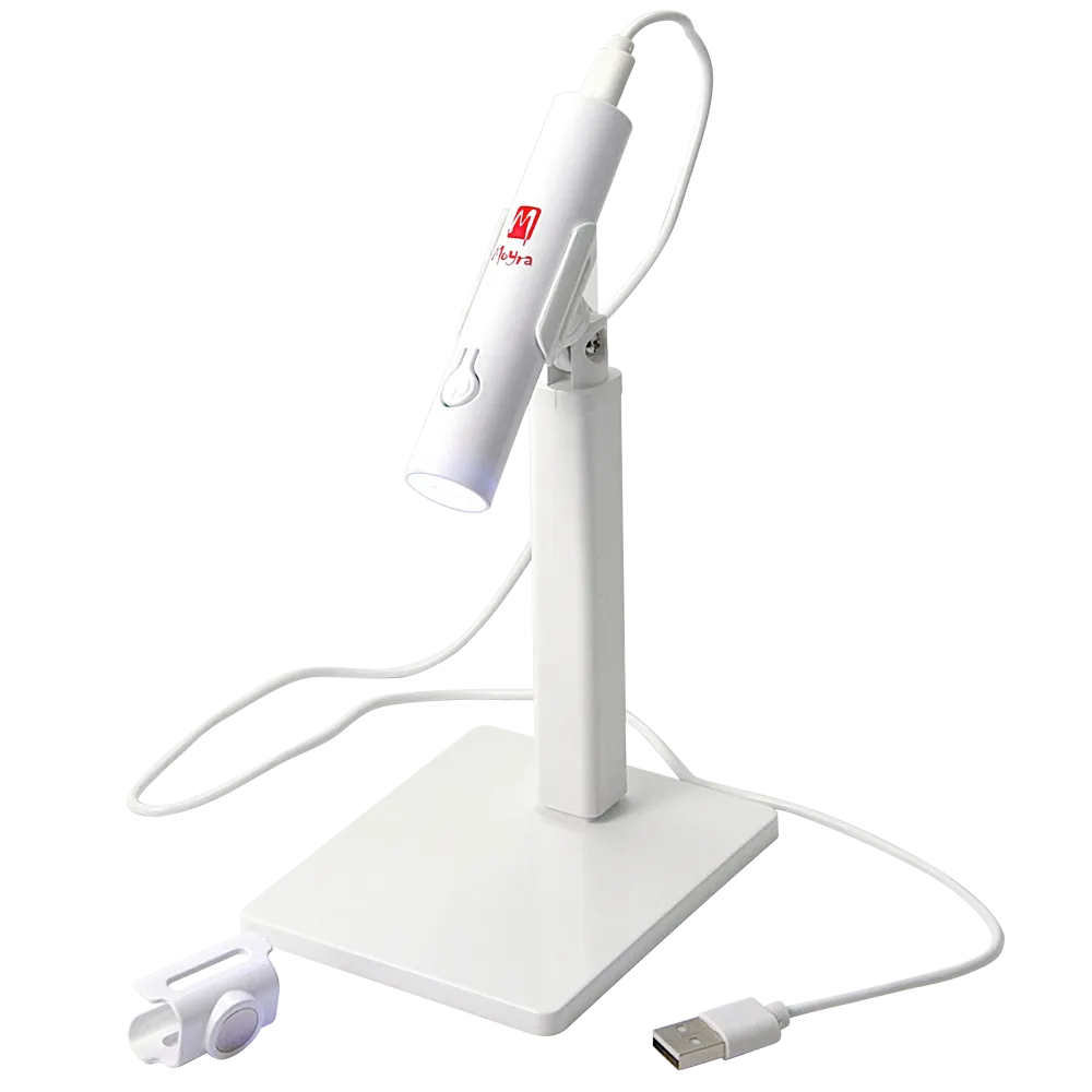 Moyra Portable UV/LED neglelampe hvid med stand
