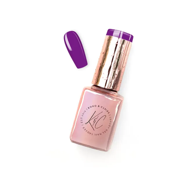 KoKo & Claire 0282 Purple Storm gellak mørklilla 12 ml