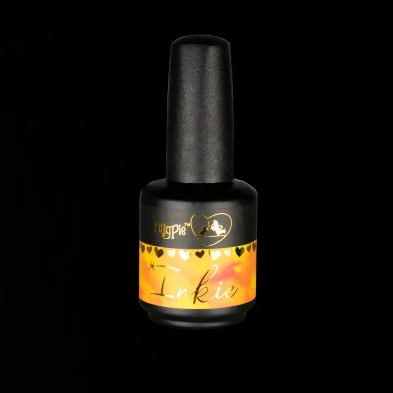 Indigo Nails Beautystones Gold Inkie neglepynt guld glans
