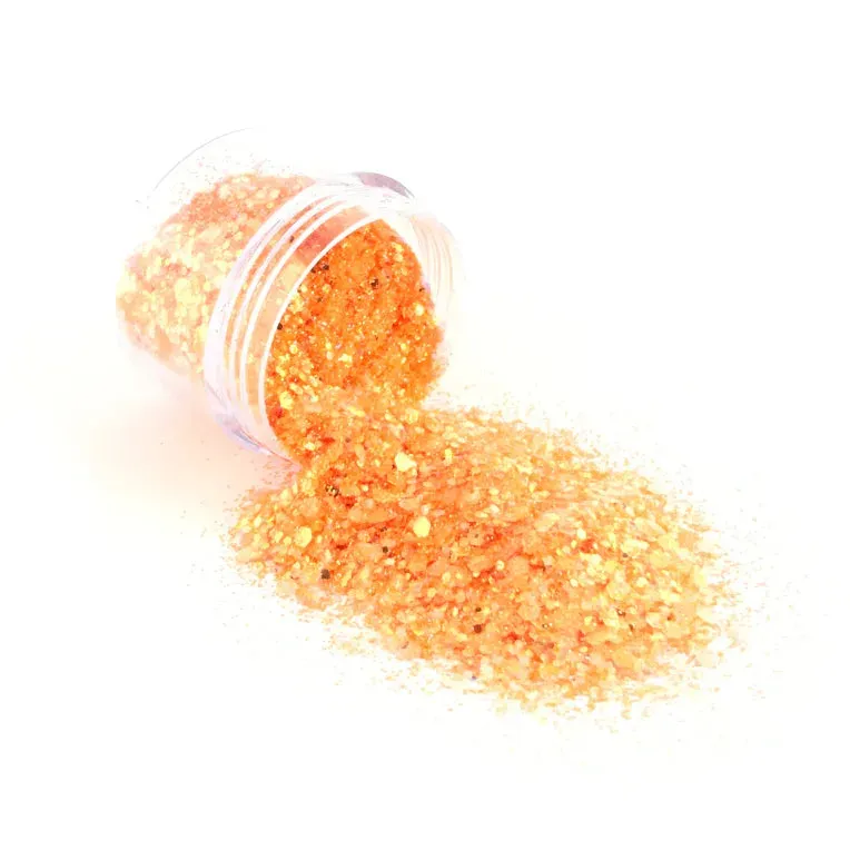 Clear Jelly Stamper KoKo & Claire Sprinkles 4 negleglitter orange