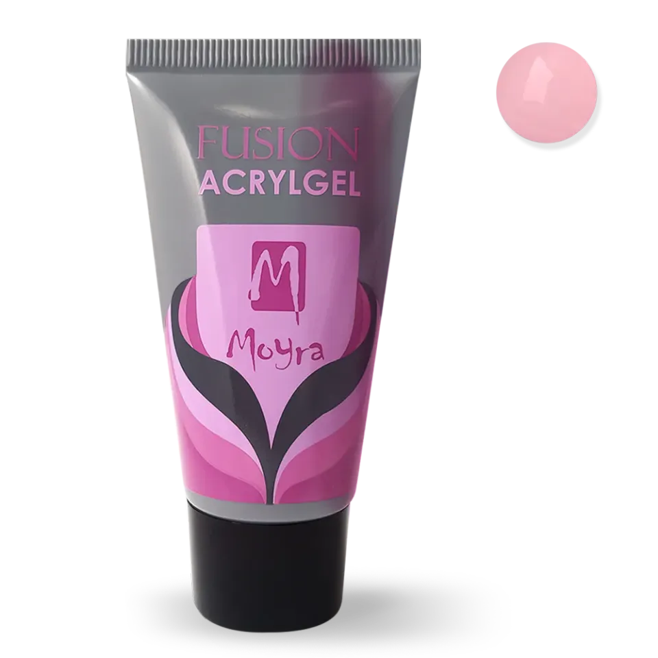 Moyra Fusion Acrylgel Baby Pink negle 50 g lyserød