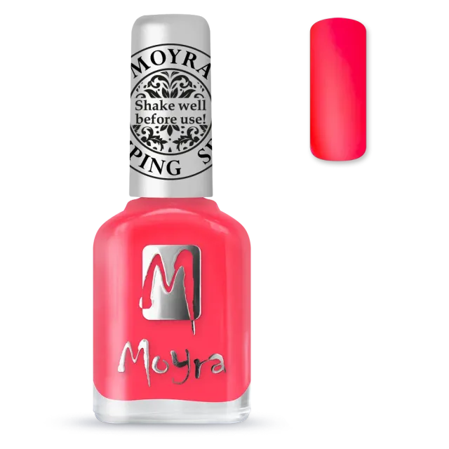 Moyra Stamping neglelak SP20 Neon Pink 12 ml neon
