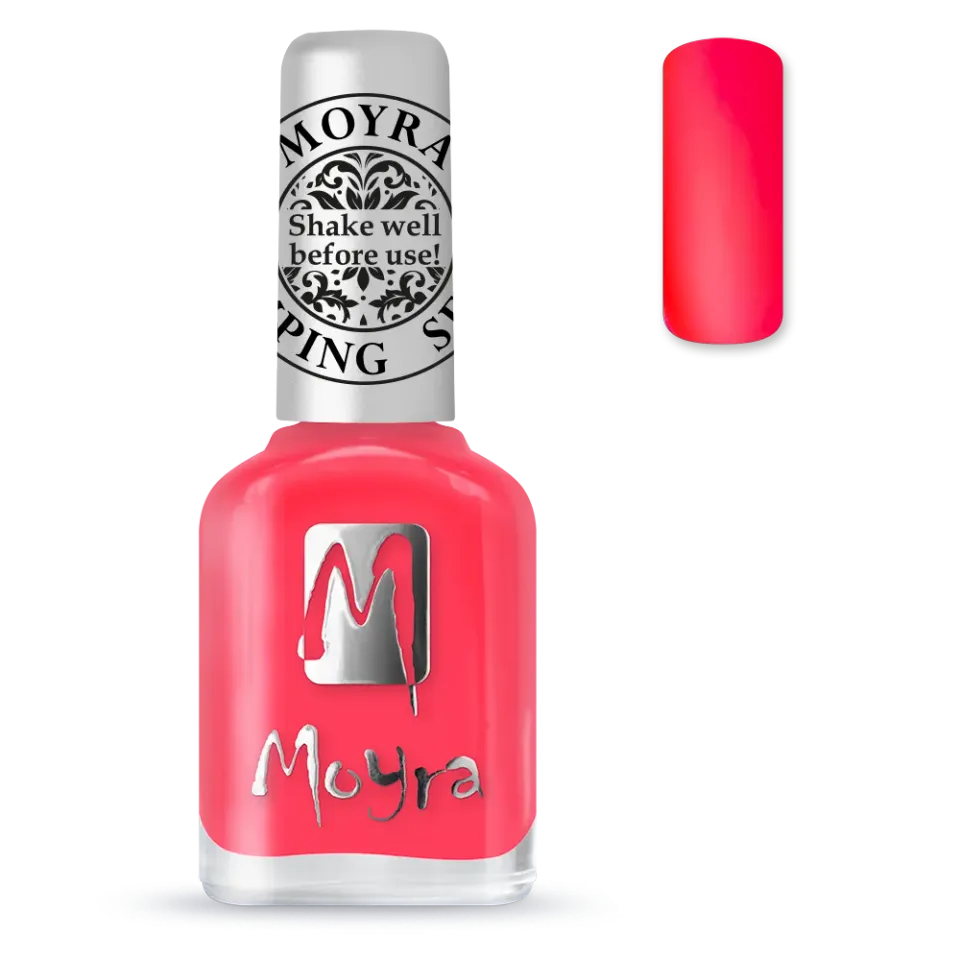Moyra Stamping neglelak SP20 Neon Pink 12 ml neon