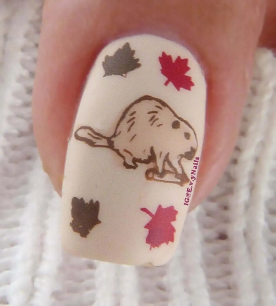 Clear Jelly Stamper CjS-257 Canada Day stampingplade