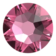 Beautystones Rose neglekrystaller flat back