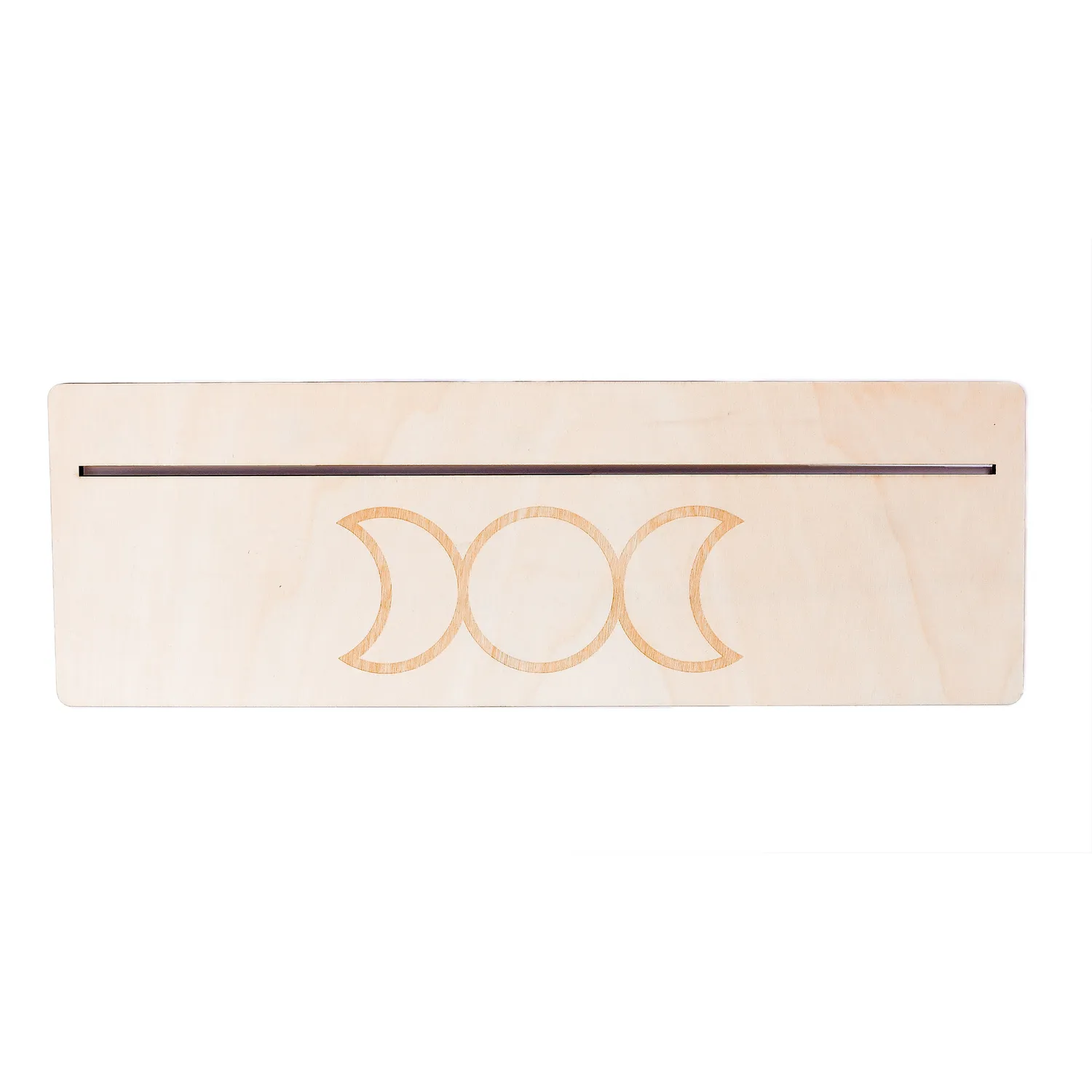 Moonflair Card Stand kortholder naturtræ dobbeltsidet