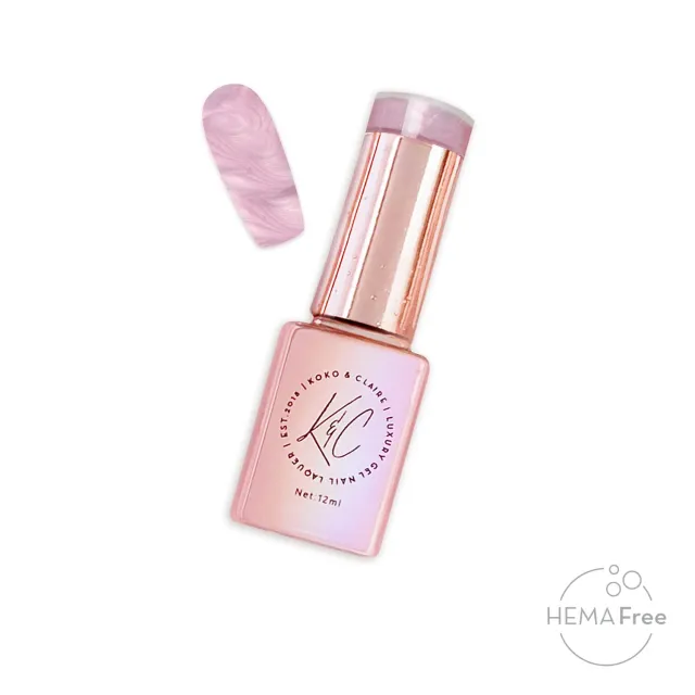 Clear Jelly Stamper KoKo & Claire 0562 Rosy Veil gellak lyserød hema-fri