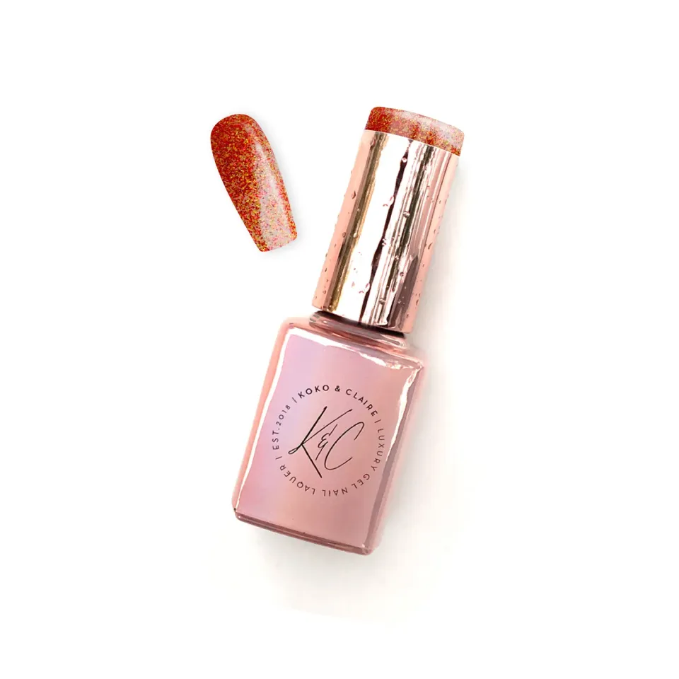 Clear Jelly Stamper KoKo & Claire 0158 Prissy Papaya gellak orange 12ml
