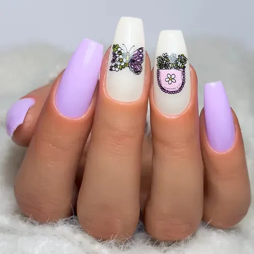 Bohemia Groovy Daisy BS-05 stamping plade 12x6 cm retro