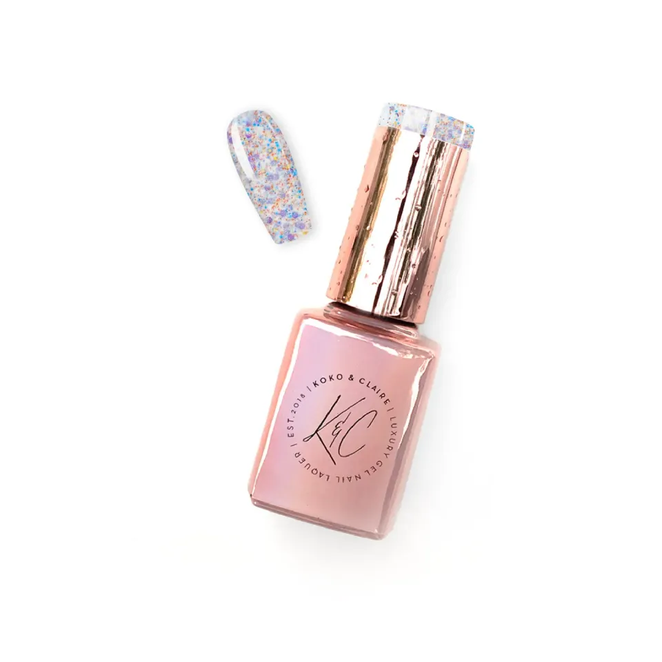 KoKo & Claire 0231 Imaginary World gellak hvid 12 ml dots
