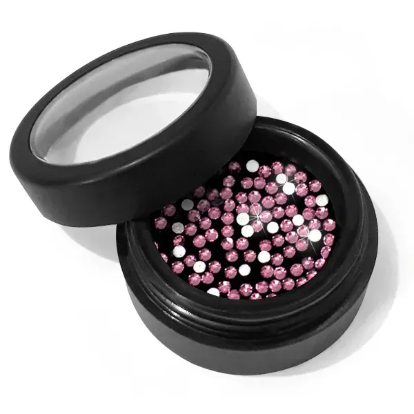 Moyra Crystal Stones No. 03 neglesmykker light rose 100 stk