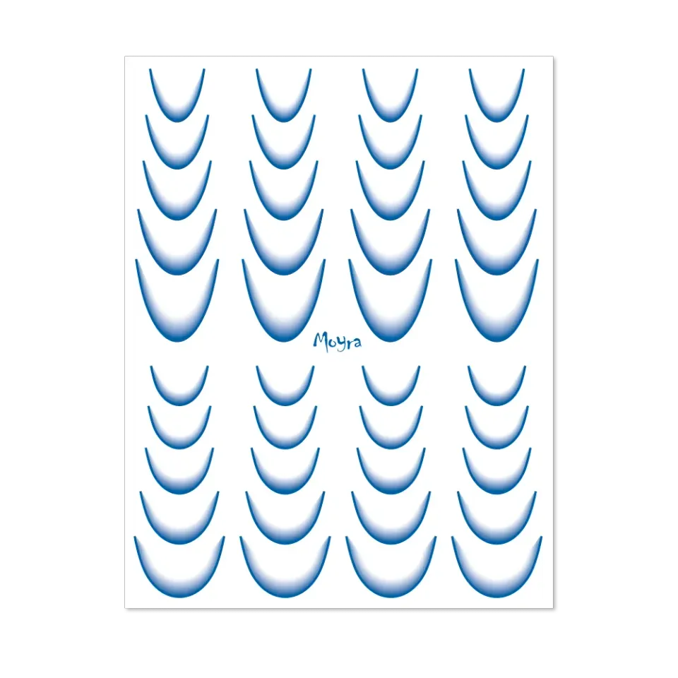Moyra Watertransfer Ombre No. 10 Blue negleklistermærker