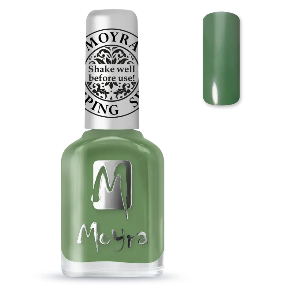 Moyra Stamping SP14 neglelak mørkegrøn 12 ml