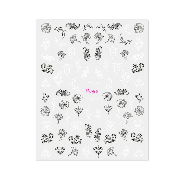 Moyra Nail Stickers No. 13 negleklistermærker 8x10 cm