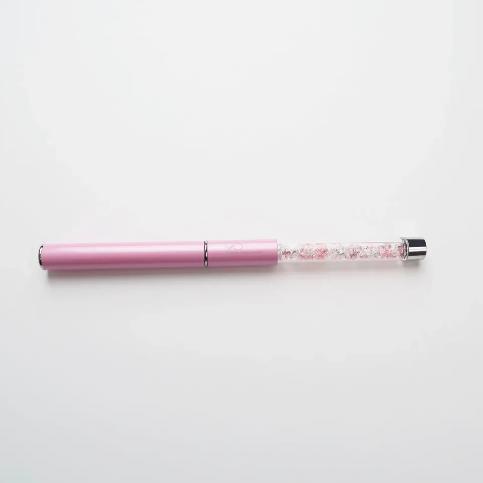 Clear Jelly Stamper Pink Short Bristle rensebørste pink kort