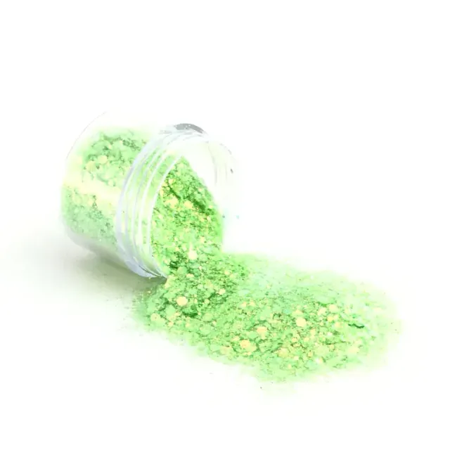 Clear Jelly Stamper KoKo & Claire Sprinkles 6 negleglitter grøn
