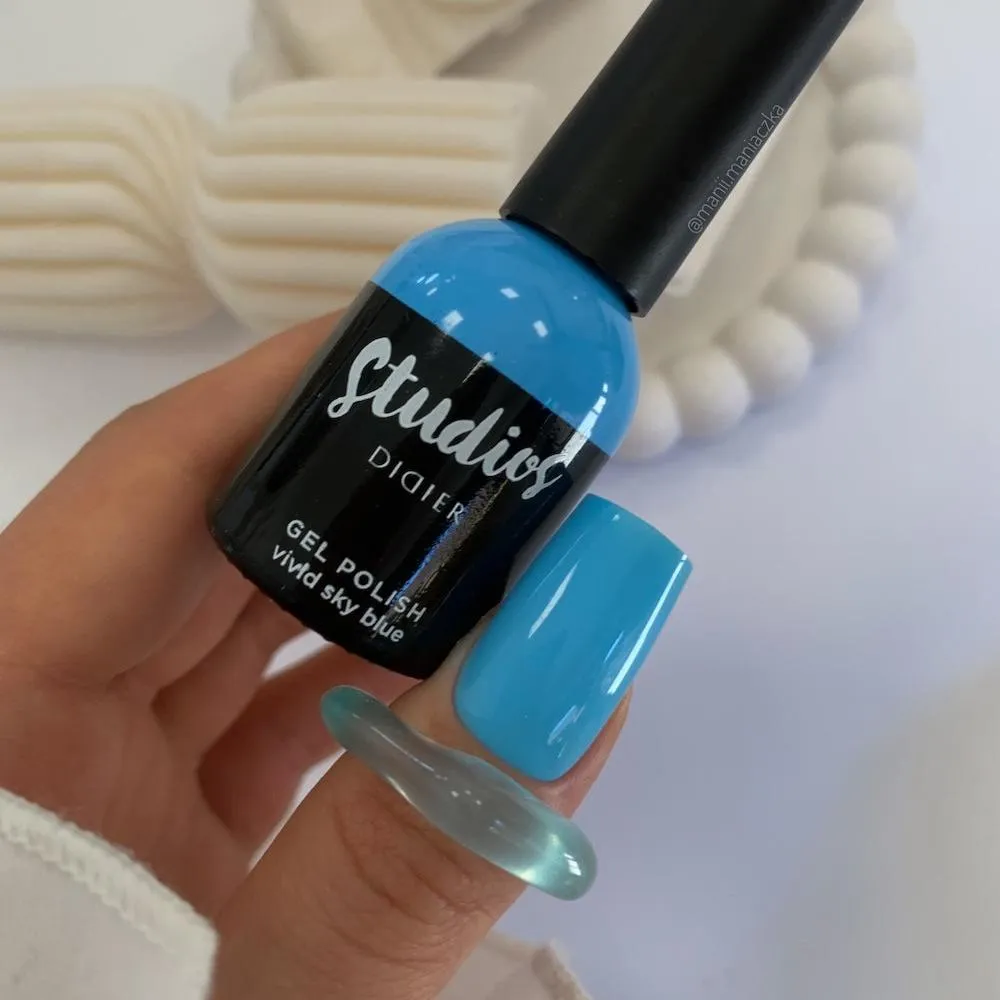 Didier Lab Studios gellak Vivid Sky Blue 8 ml blå