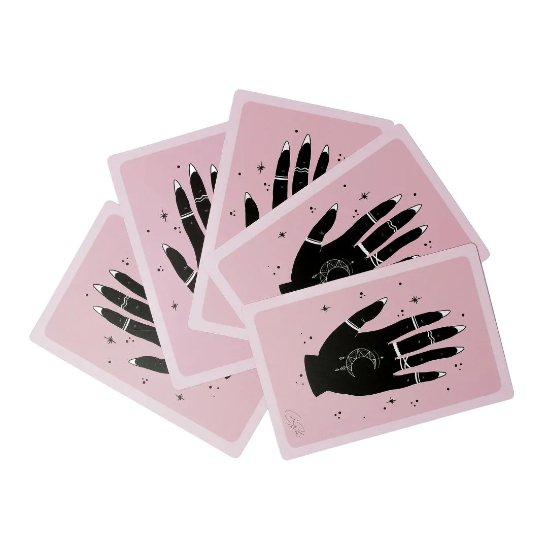 Moonflair Crystal Application Nail Cards neglekort 20 stk samleboks